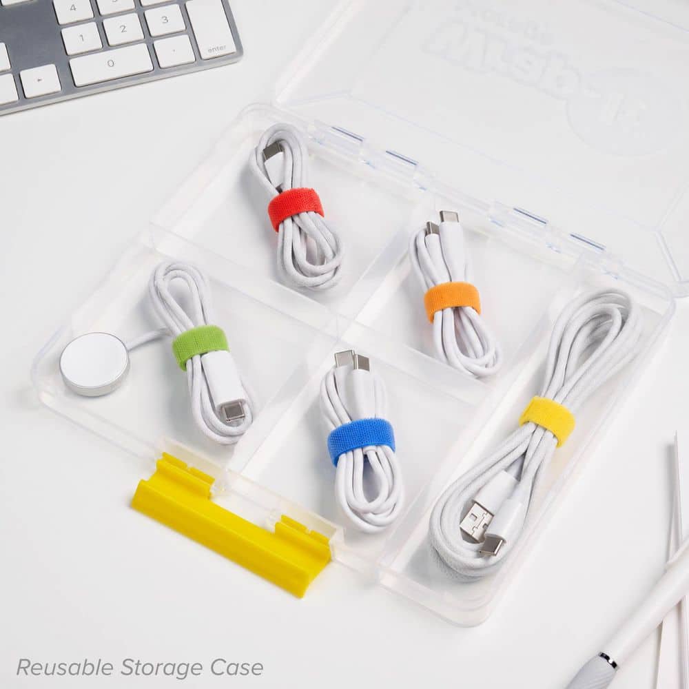 Wrap-It Storage Cord Control Kit - 32 Pack Multi-Color (3)