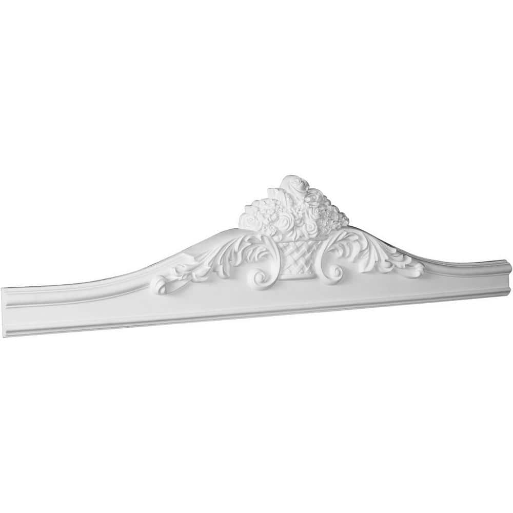 Ekena Millwork 2-3/8 in. x 49-7/8 in. x 11-3/4 in. Polyurethane Lunel Fascia Casing (2)