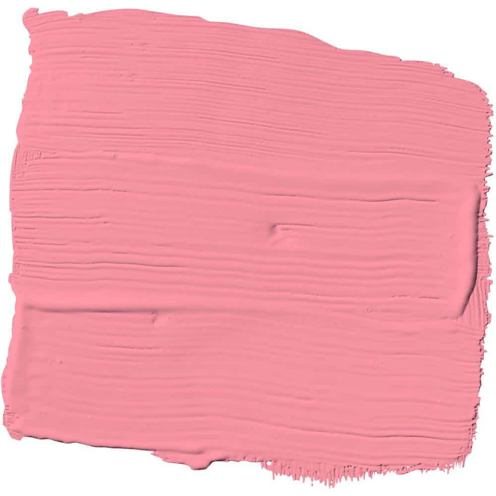 Glidden 8 oz. PPG1184-4 Pink Punch Satin Interior Paint Sample (2)