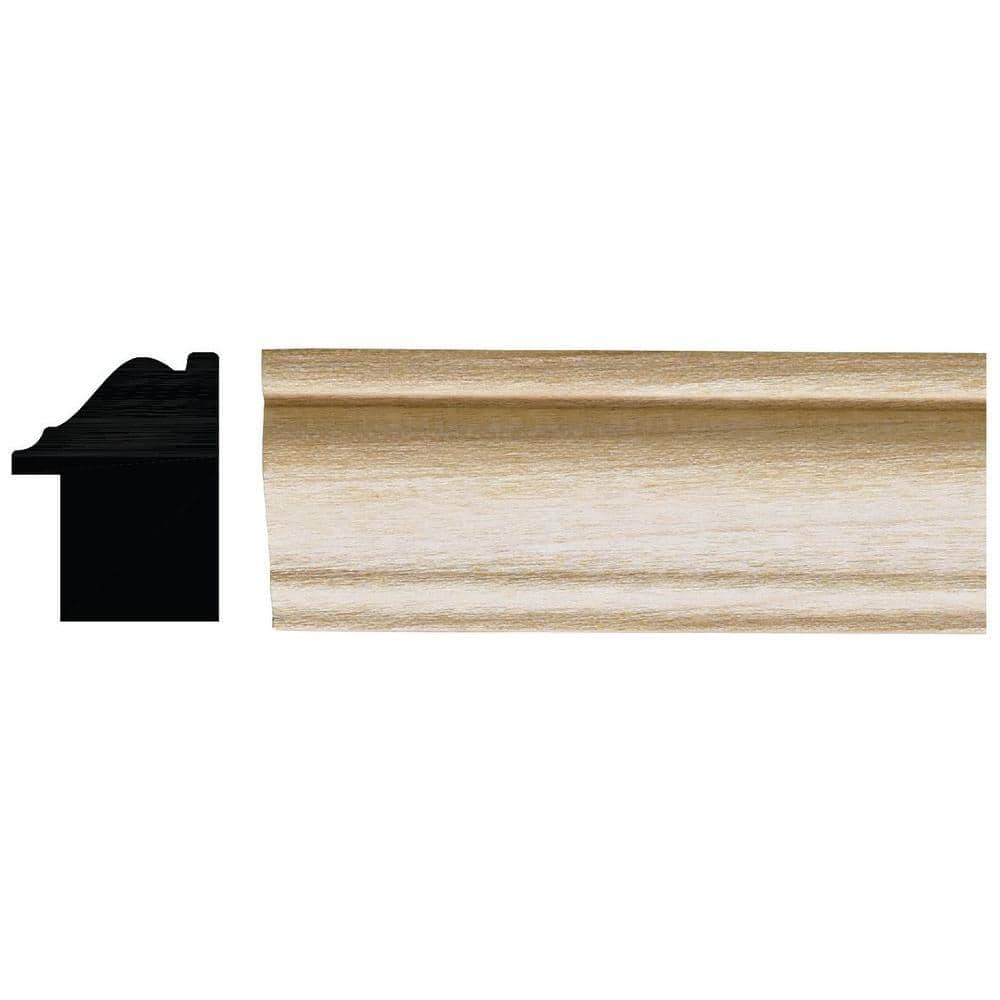 Ornamental Mouldings 1-1/16 in. x 1-3/8 in. x 96 in. White Hardwood Colonial Backband Moulding (1)