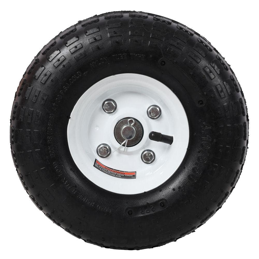 Huluwat 300 lb. Capacity Heavy Duty Hand Truck with 10 in. Pneumatic Tires for 2 in. to 3 in. Tube (2)