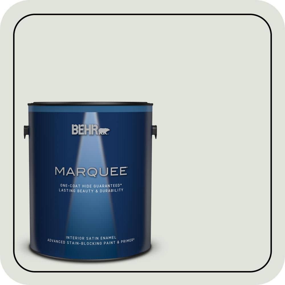 BEHR MARQUEE 1 gal. #QE-41 Frostproof Satin Enamel Interior Paint & Primer