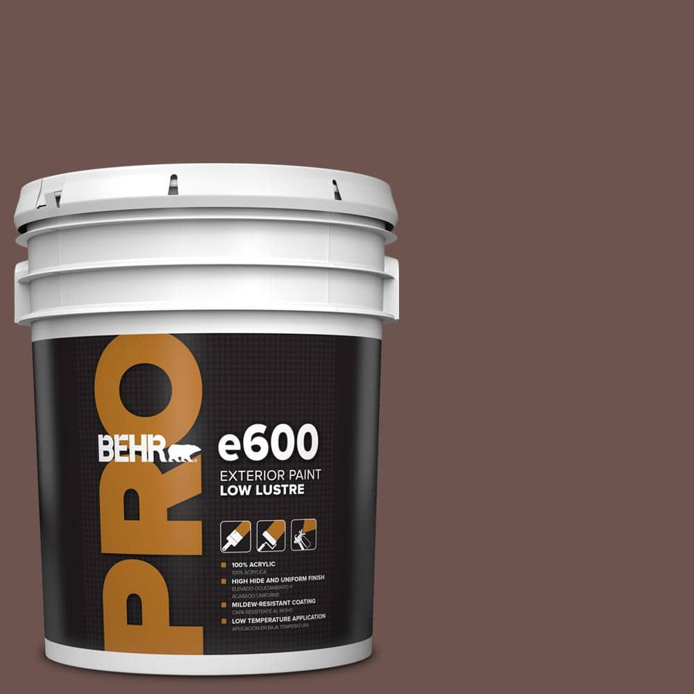 BEHR PRO 5 gal. #710B-6 Painted Leather Low Luster Exterior Paint