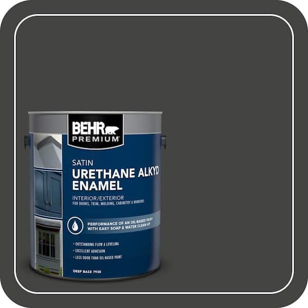 BEHR PREMIUM 1 gal. #PPU18-20 Broadway Urethane Alkyd Satin Enamel Interior/Exterior Paint (2)