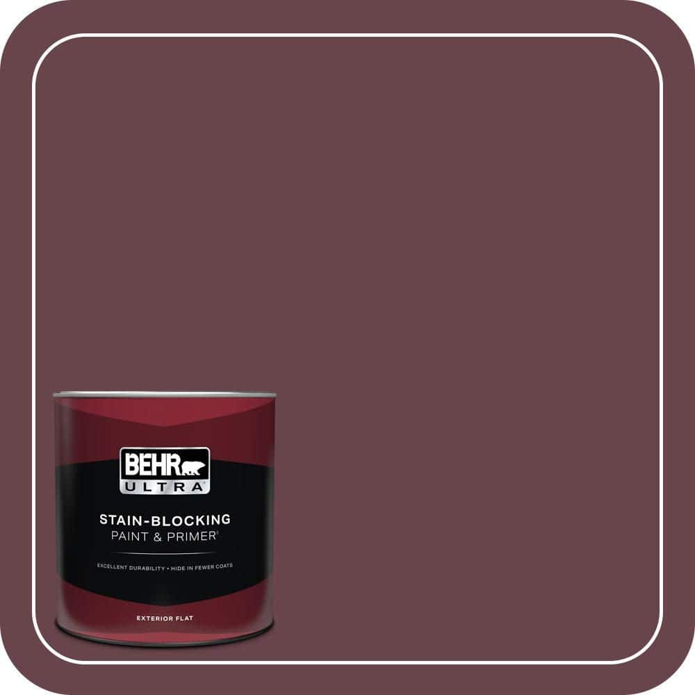 BEHR ULTRA 1 qt. #PMD-63 Estate Vineyard Flat Exterior Paint & Primer