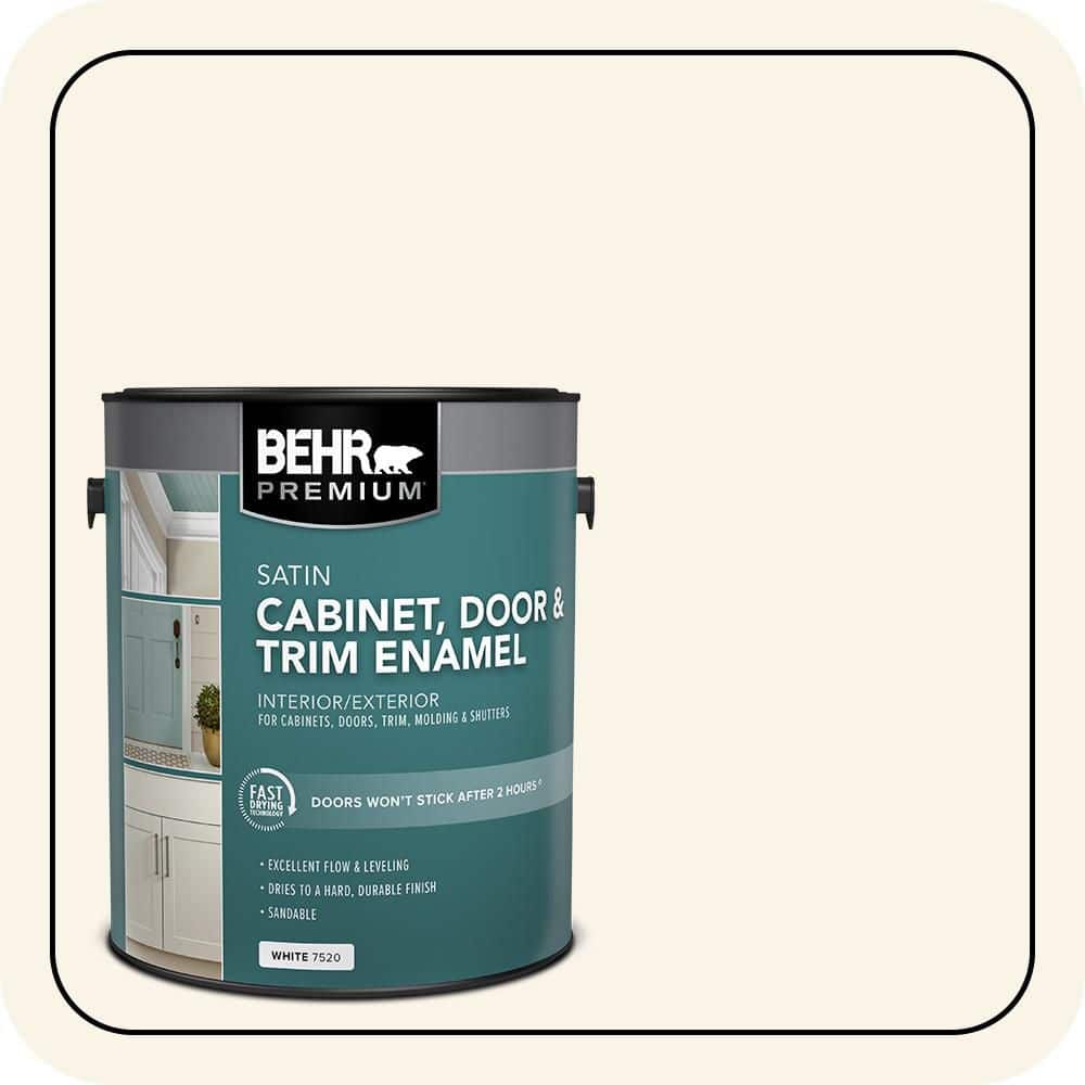 BEHR PREMIUM 1 gal. #M280-1 Twinkling Lights Satin Enamel Interior/Exterior Cabinet, Door & Trim Paint