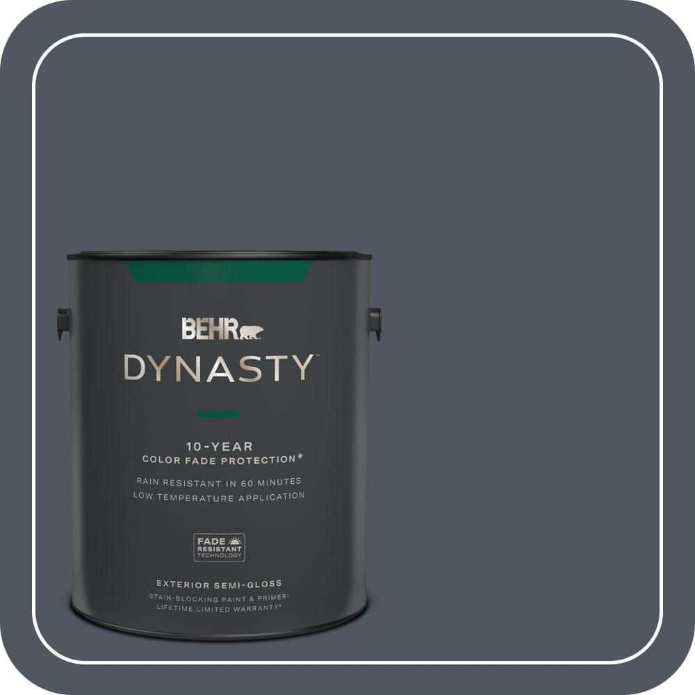 BEHR DYNASTY 1 gal. #MQ5-06 Ball Gown Semi-Gloss Exterior Stain-Blocking Paint & Primer