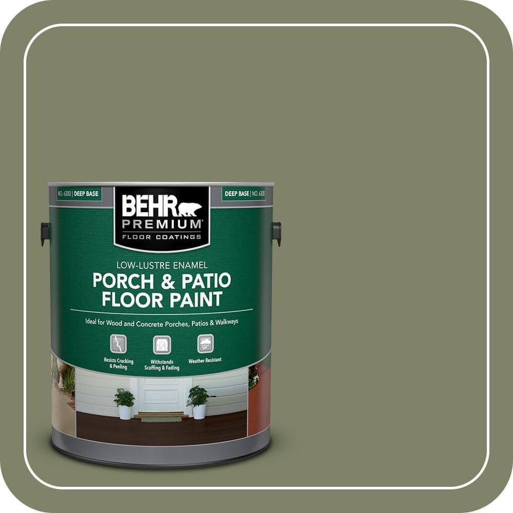 BEHR PREMIUM #S380-6 Low-Lustre Enamel Interior/Exterior Porch and Patio Floor Paint (1)