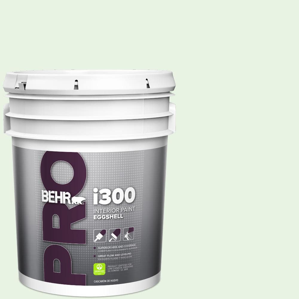 BEHR PRO 5 gal. #450C-1 Dinner Mint Eggshell Interior Paint