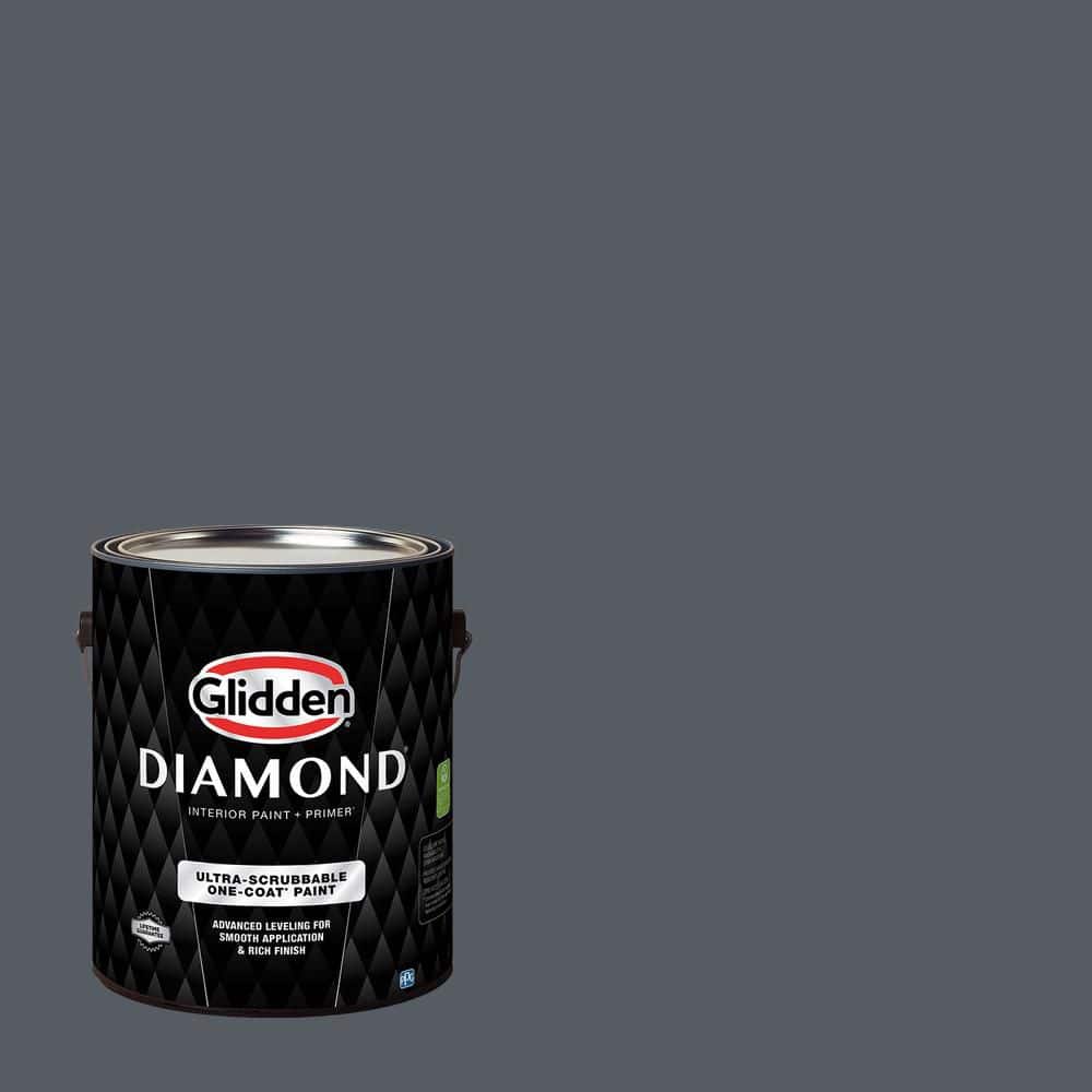 Glidden Diamond 1 gal. PPG0993-7 Moody Sky Eggshell Interior Paint with Primer