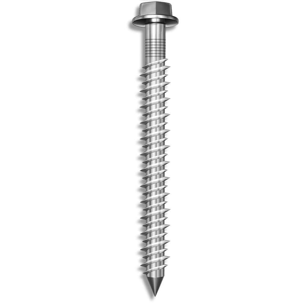 Tapcon 1/4 in. 1-3/4 in. 410 Stainless Steel Hex-Head Concrete Anchors (3)