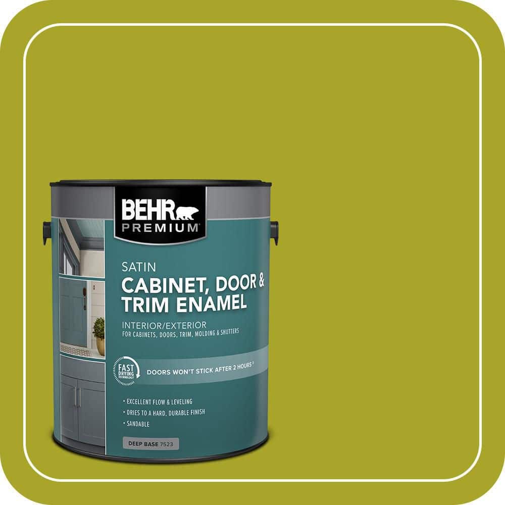 BEHR PREMIUM 1 gal. #P340-7 Venom Satin Enamel Interior/Exterior Cabinet, Door & Trim Paint
