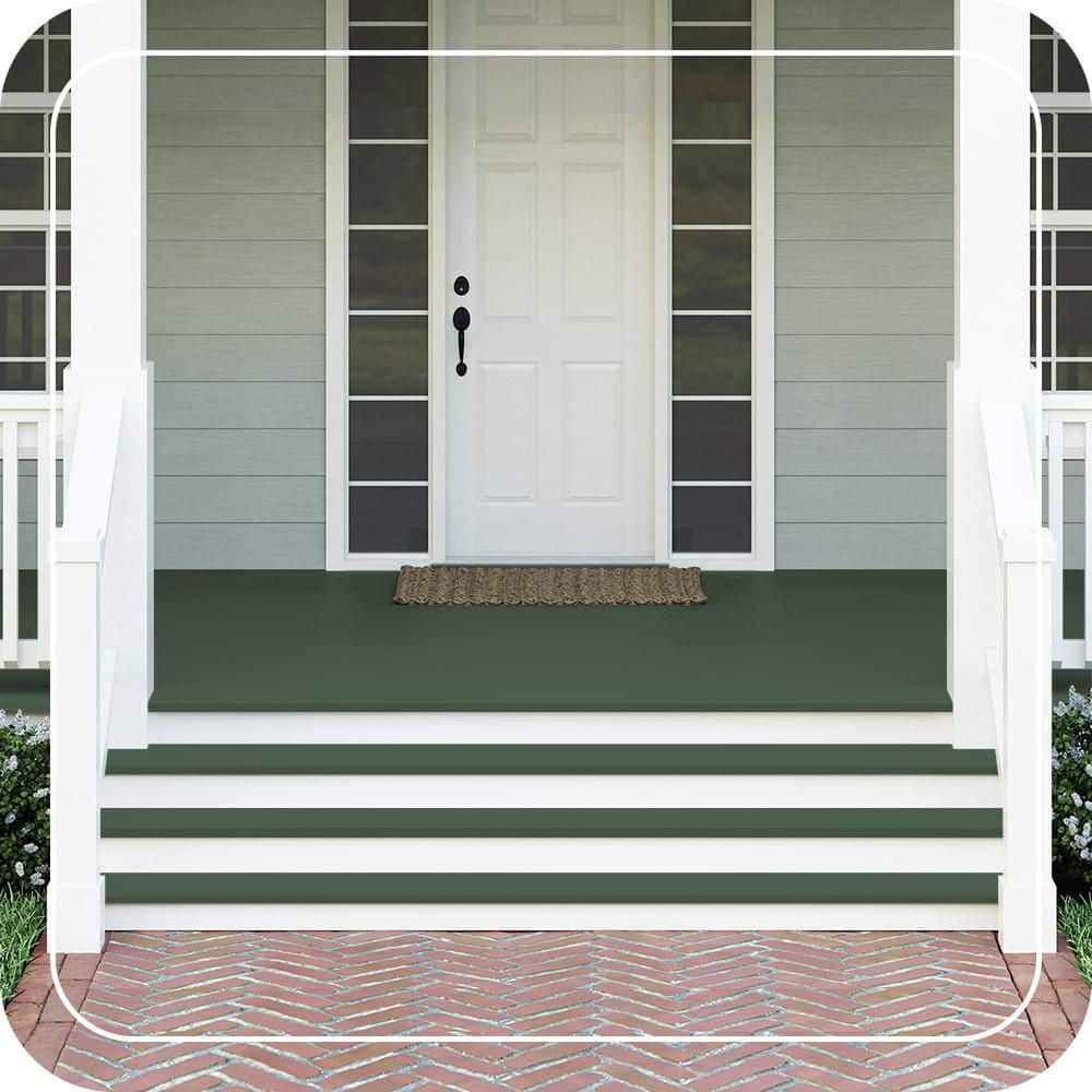 BEHR PREMIUM #450F-7 Textured Low-Lustre Enamel Interior/Exterior Porch and Patio Anti-Slip Floor Paint (2)