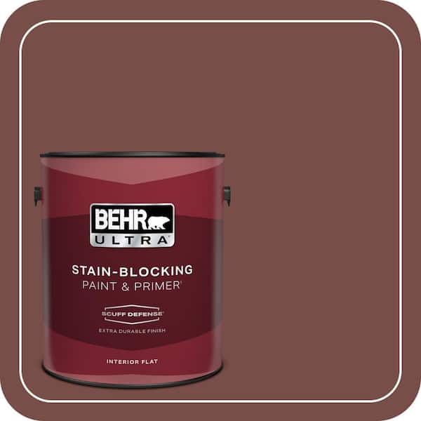 BEHR PREMIUM PLUS #170F-7 Leather Bound Flat Interior/ & Primer Color Sample (2)