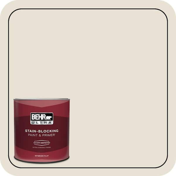 BEHR PREMIUM PLUS #BXC-62 Alabaster Enamel Low Odor & Primer (4)