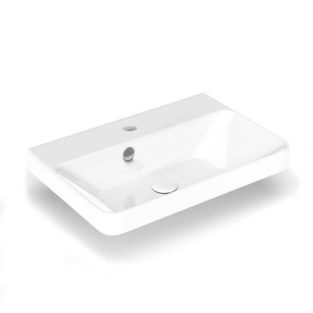 WS Bath Collections Luxury 55 WG Wall Mount or Drop-In Rectangular Bathroom Sink in Glossy White with Single Faucet Hole (2)