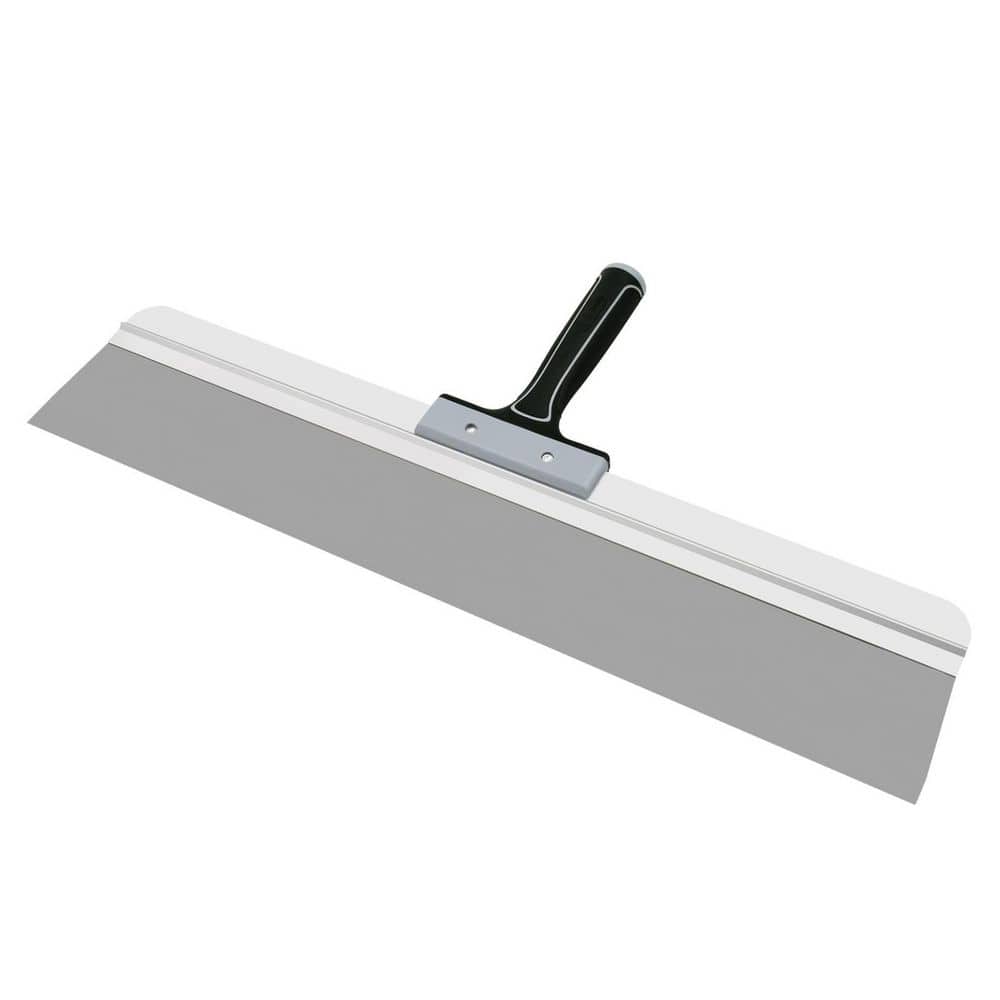xinyoec 24 in. Stainless Steel Drywall Taping Knife with Threaded End Can be Attached to Extension Pole for Skimming Walls (1)