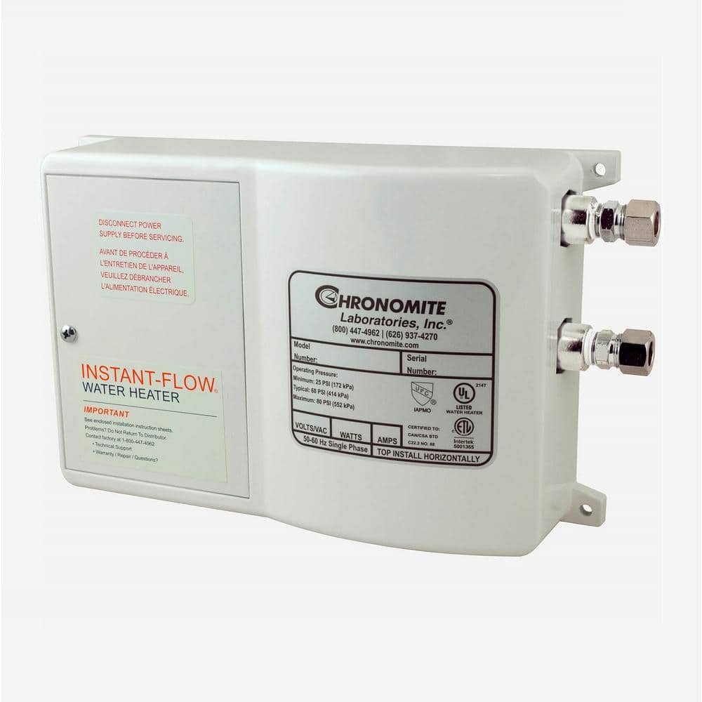 Chronomite Instant-Flow SR-Low Flow Point of Use Electric Tankless Water Heater, 20 Amp, 208-Volt, 4160-Watt