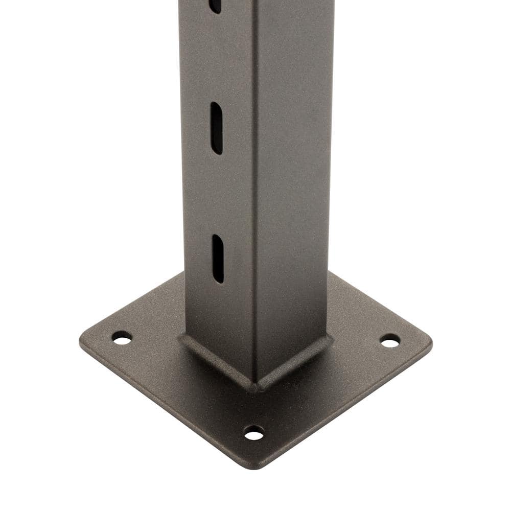CityPost 6 ft. Stair Cable Railing, 42 in. Base Mount, Bronze (2)