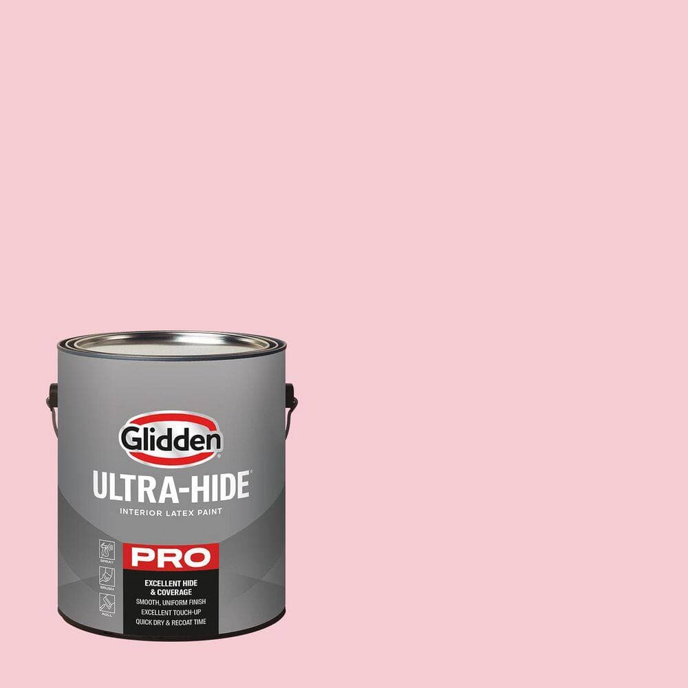 Glidden Ultra-Hide 1 gal. PPG1184-2 Pleasing Pink Ultra Flat Interior Paint