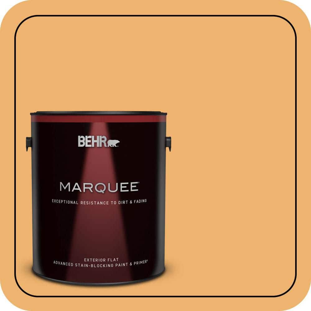 BEHR MARQUEE 1 gal. #PPU6-03 Sunburst Flat Exterior Paint & Primer