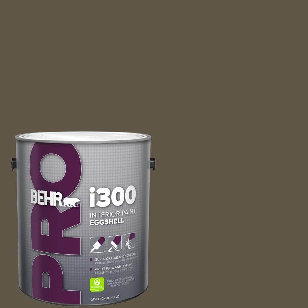 BEHR PRO 1 gal. #710D-7 Chocolate Cupcake Eggshell Interior Paint
