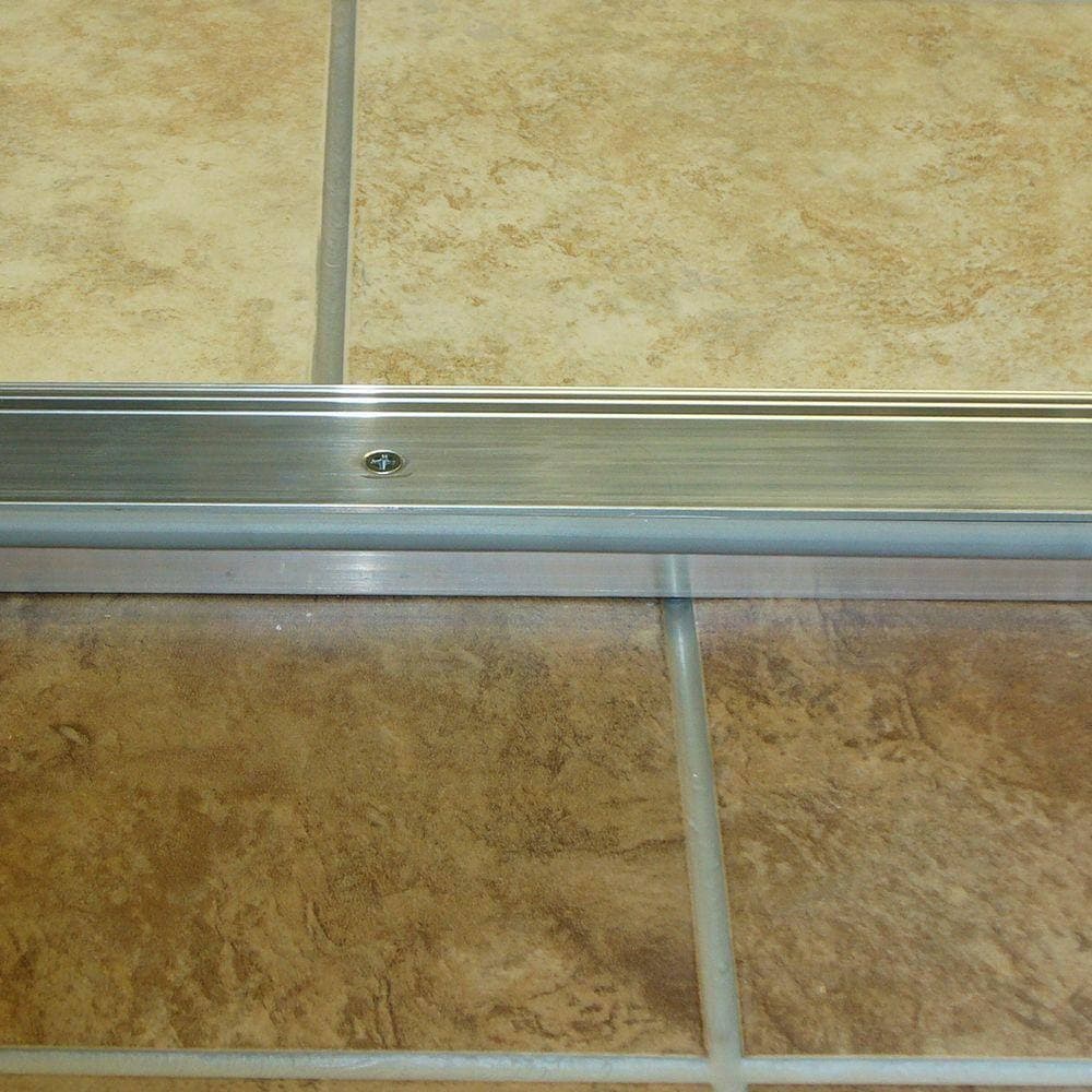 M-D Building Products Bumper 3-1/2 in. x 47-1/2 in. Aluminum Threshold (3)