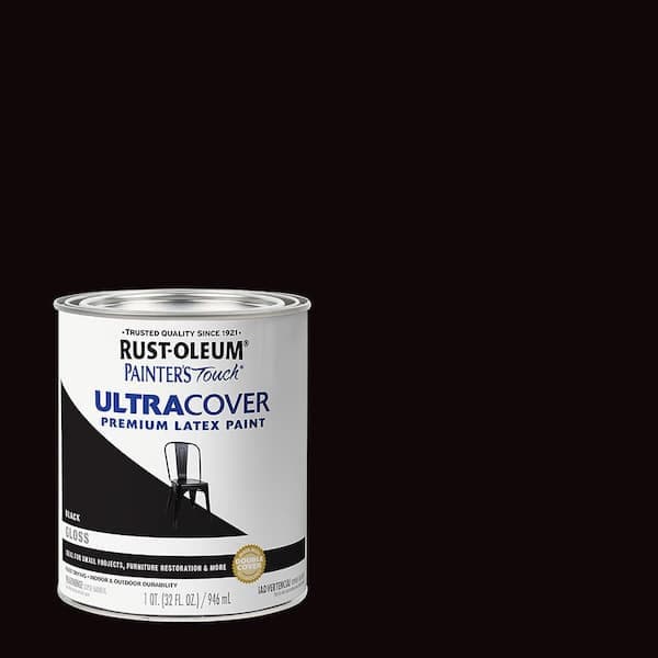 Rust-Oleum Painter's Touch 32 oz. Ultra Cover Gloss Black General Purpose Paint (2)
