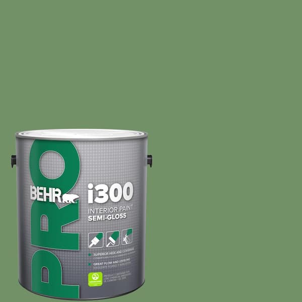 BEHR PRO 1 gal. #M400-6 Mixed Veggies Semi-Gloss Interior Paint (2)