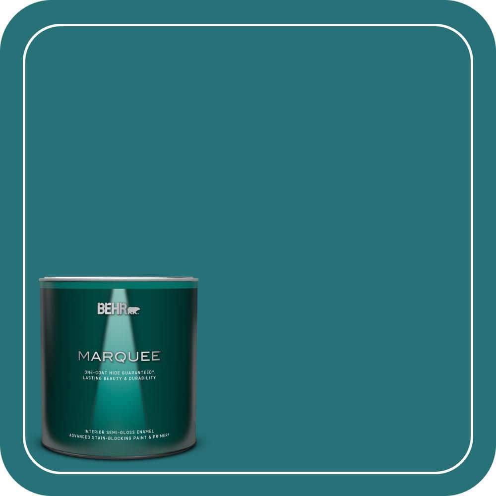 BEHR MARQUEE 1 qt. #520D-7 Mosaic Tile Semi-Gloss Enamel Interior Paint & Primer