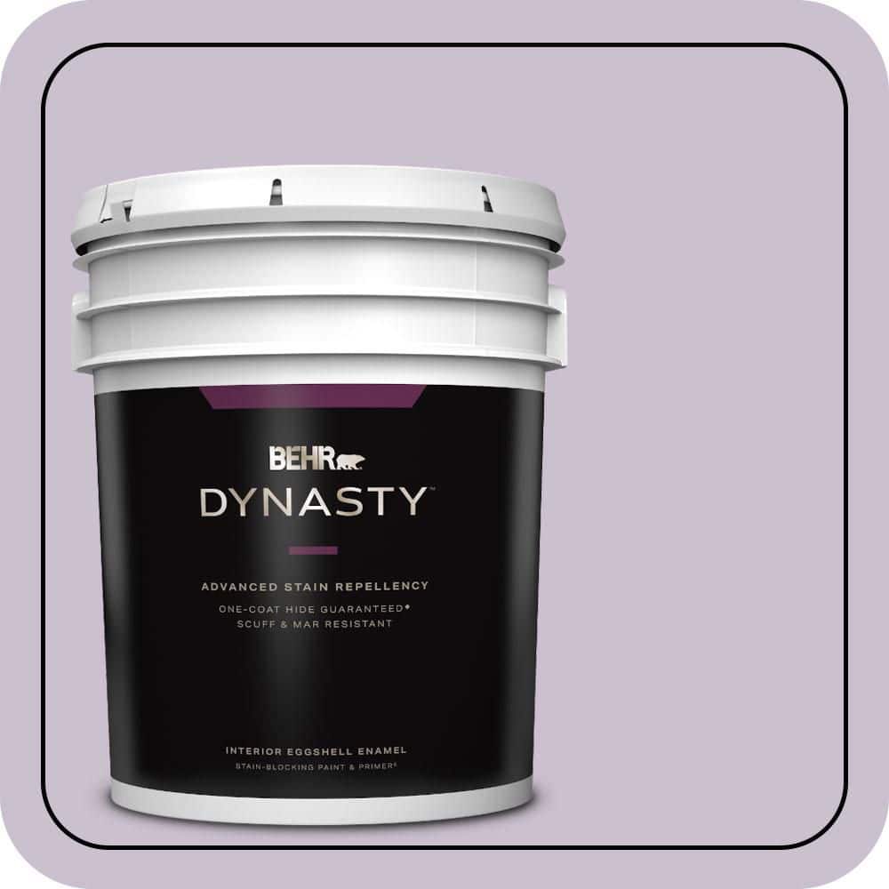 BEHR DYNASTY 5 gal. #S100-2 Romantic Poetry Eggshell Enamel Interior Stain-Blocking Paint & Primer