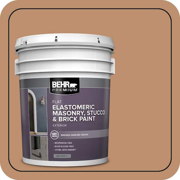 BEHR PREMIUM 5 gal. #PFC-18 Sonoma Shade Elastomeric Masonry, Stucco and Brick Exterior Paint (2)