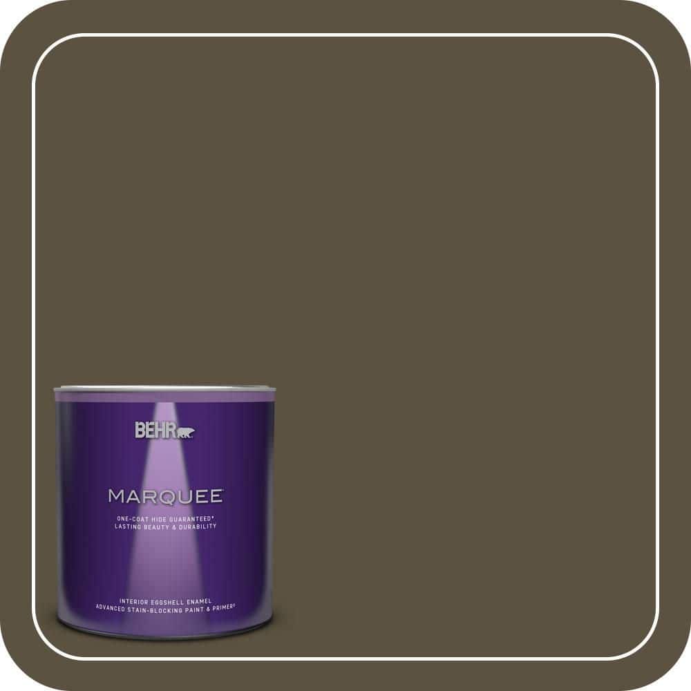 BEHR MARQUEE 1 qt. #S-H-730 Eagle Rock Eggshell Enamel Interior Paint & Primer