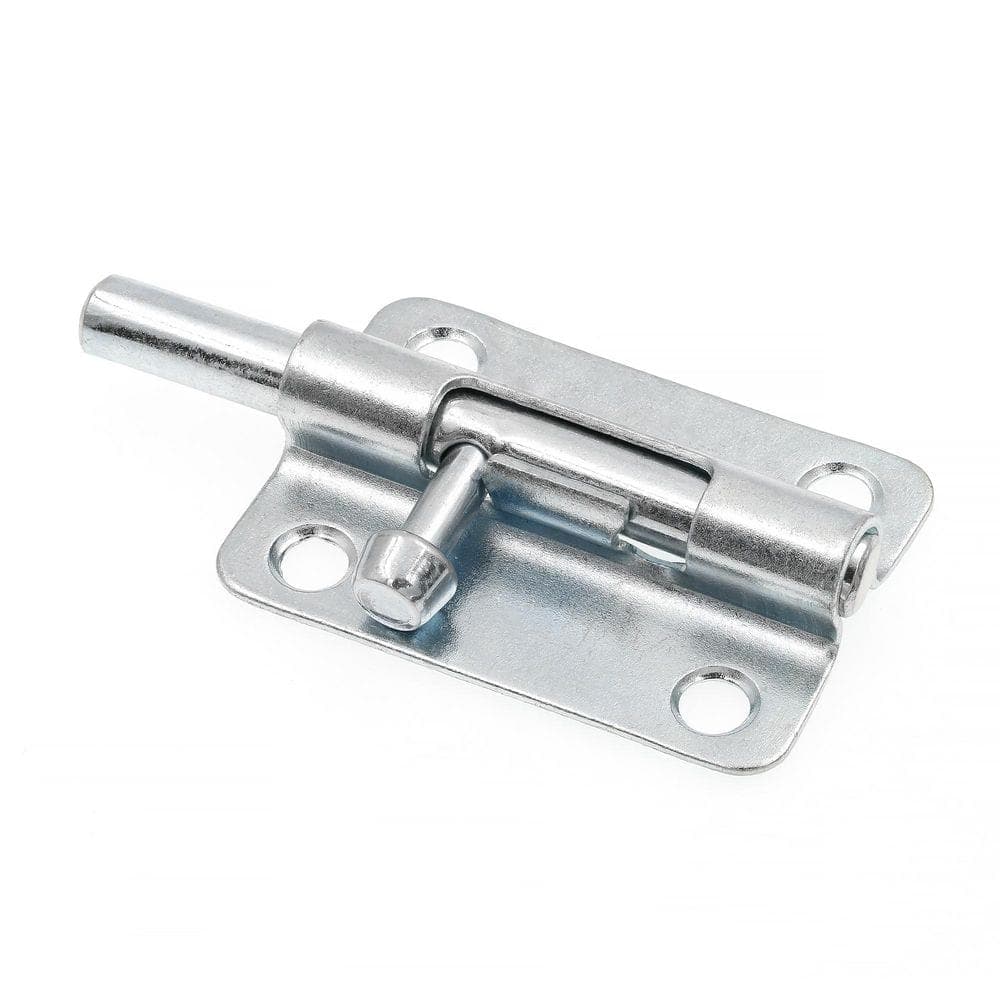 Prime-Line Door and Gate, Slide Barrel Bolt Latch 3 inch with Screws, Zinc Plated, Rust Resistant (Single Pack) (3)