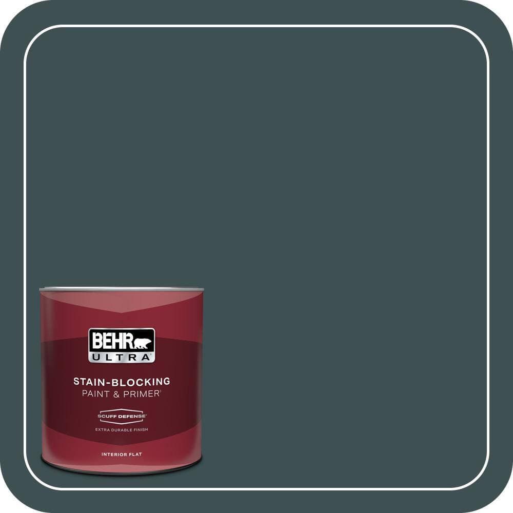 BEHR ULTRA 1 qt. #S440-7 Thermal Extra Durable Flat Interior Paint & Primer