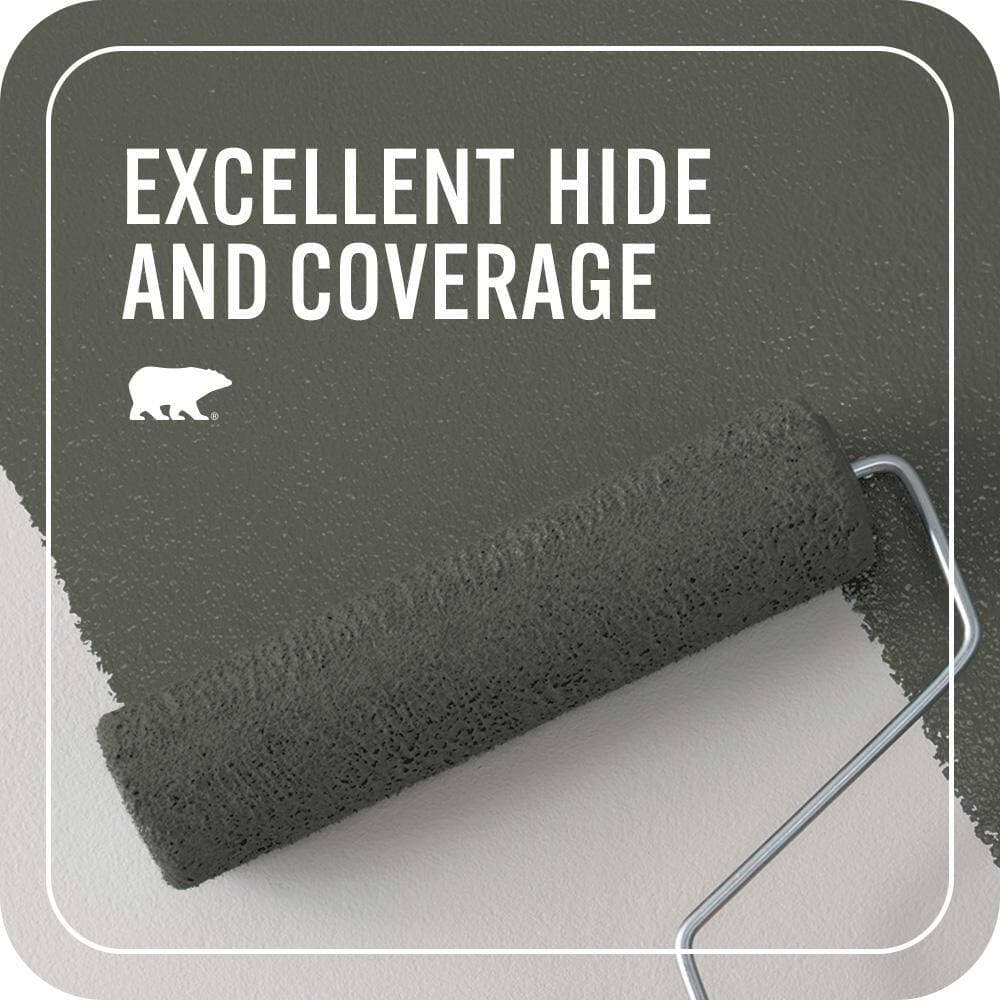 BEHR PREMIUM PLUS #N380-7 Black Bamboo Enamel & Primer Color Sample (4)