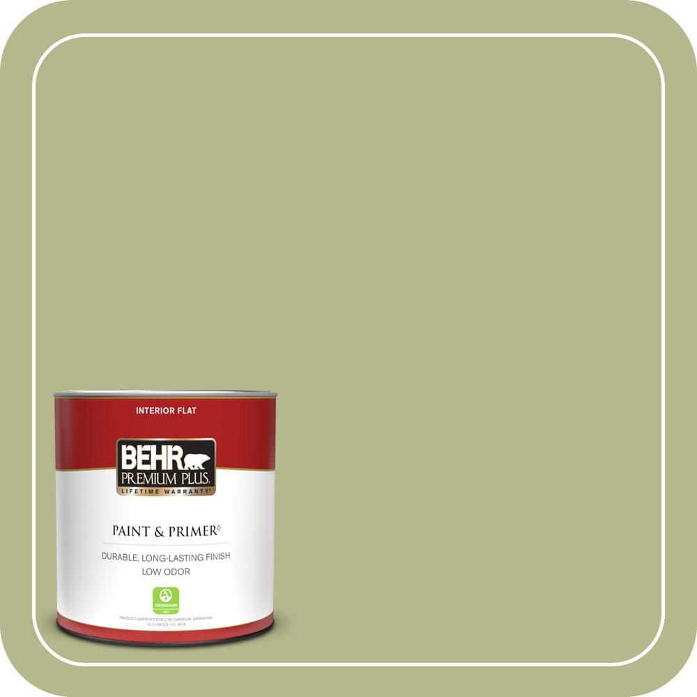 BEHR PREMIUM PLUS Home Decorators Collection #HDC-SP14-1 Secret Glade Enamel Interior/Exterior Paint & Primer Color Sample