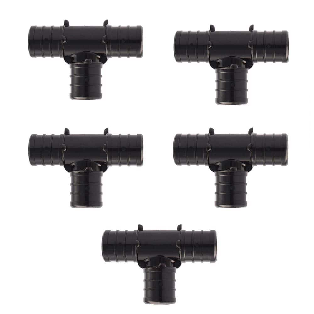 Apollo 3/4 in. PEX-B Barb Poly-Alloy Tee (5-Pack) (1)