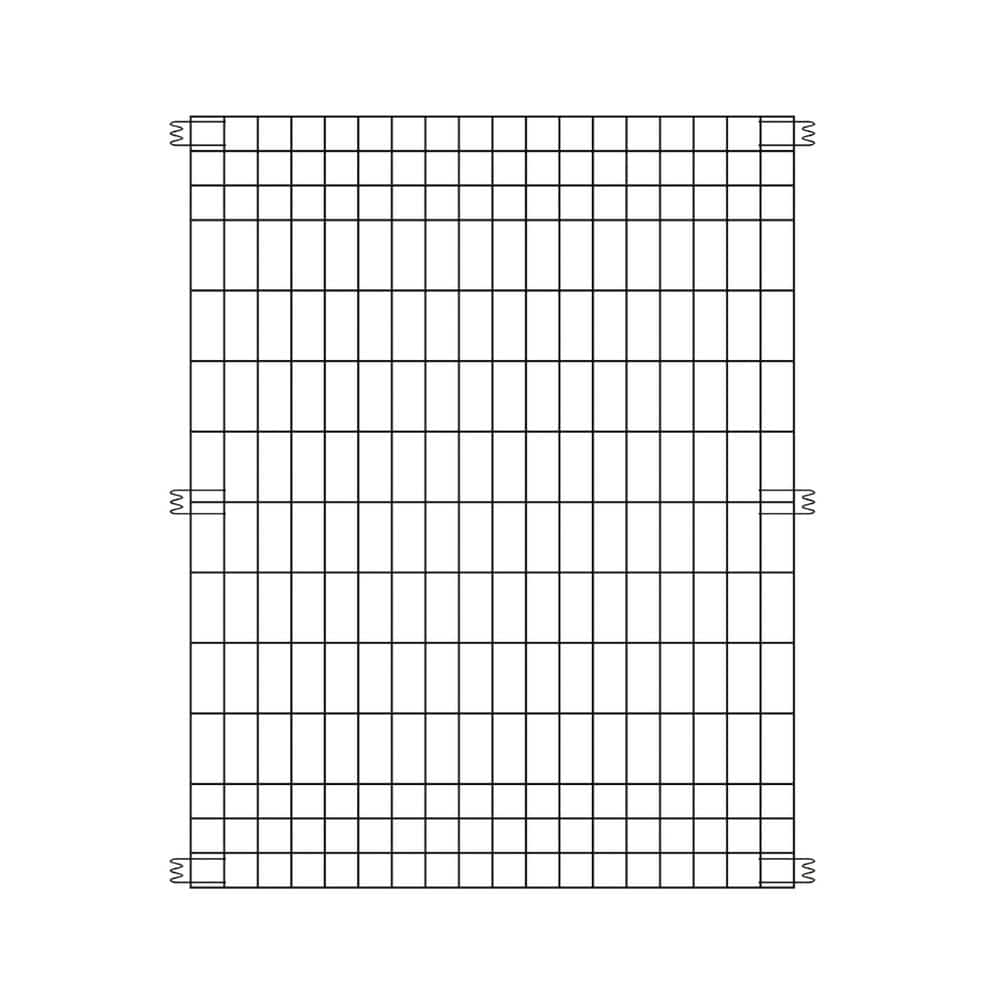 Vigoro 44 in. H x 36 in. W Metal No Dig Multi-Purpose Garden Fence Panel (6-Pack)