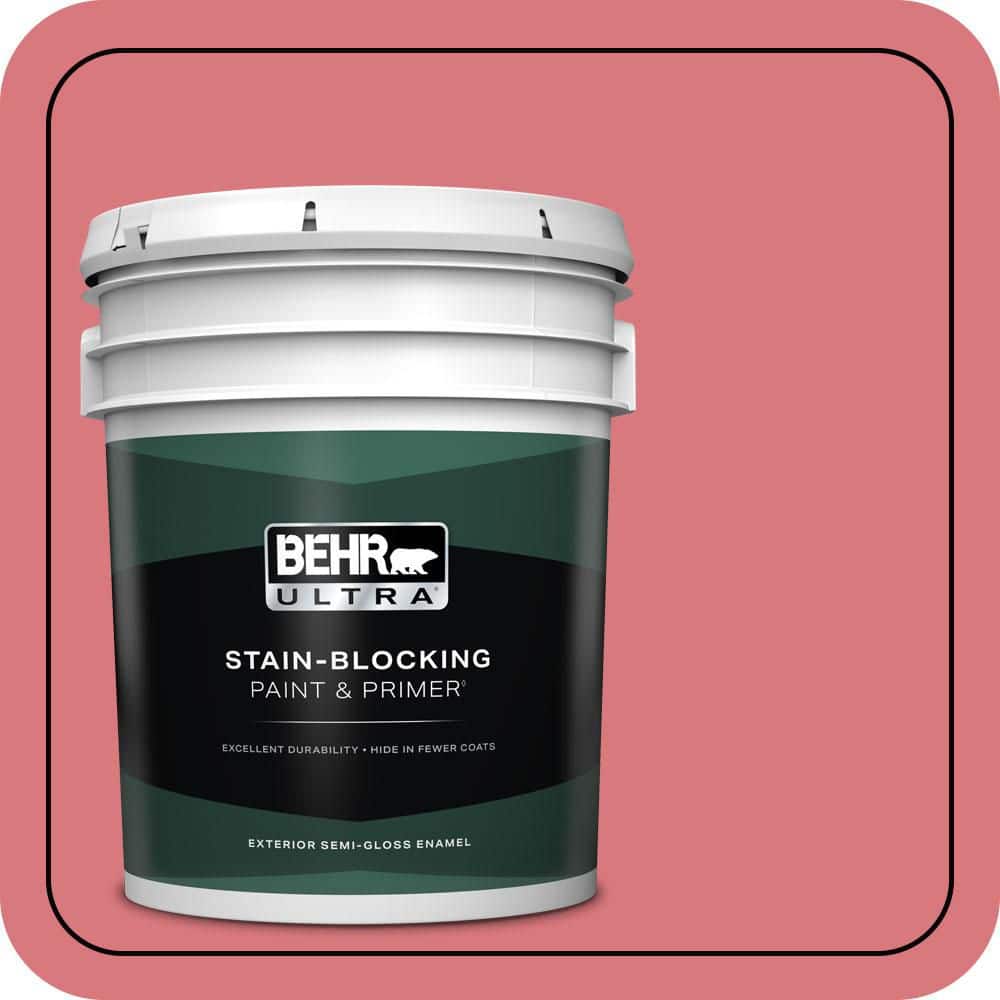 BEHR ULTRA 5 gal. #P160-4 Juicy Details Semi-Gloss Enamel Exterior Paint & Primer