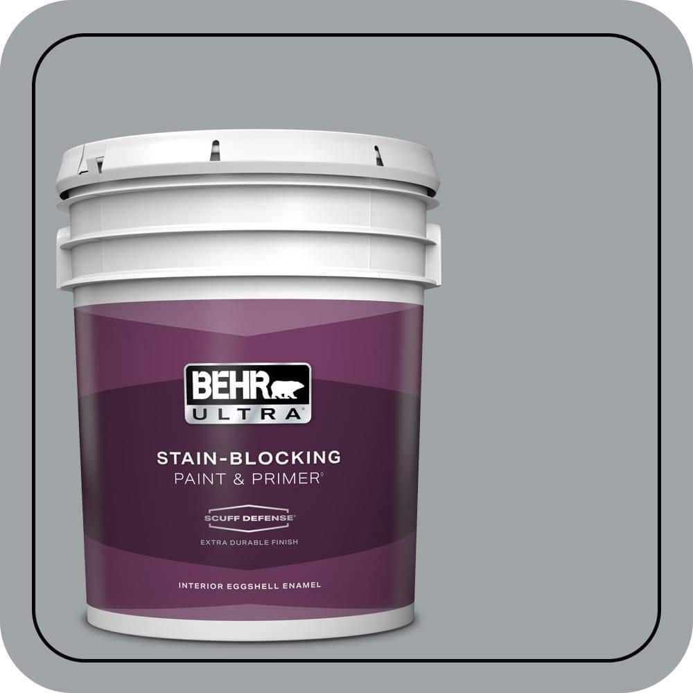 BEHR ULTRA 5 gal. #MQ5-30 Silent Film Extra Durable Eggshell Enamel Interior Paint & Primer