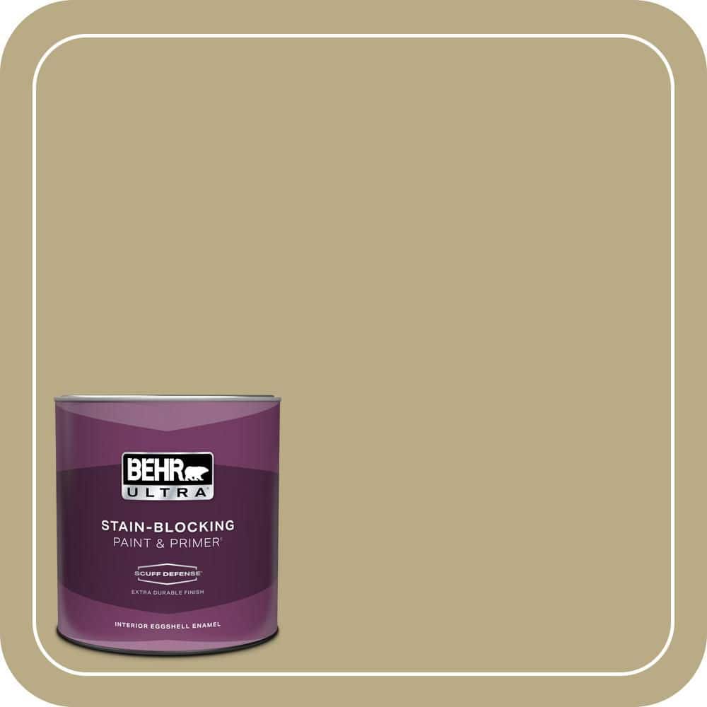 BEHR ULTRA 1 qt. #PPU8-08A Makrut Lime Extra Durable Eggshell Enamel Interior Paint & Primer