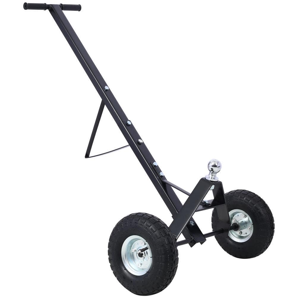 Miscool Ami 600 lbs. 10 in. Pneumatic Wheels Trailer Dolly in Black (1)