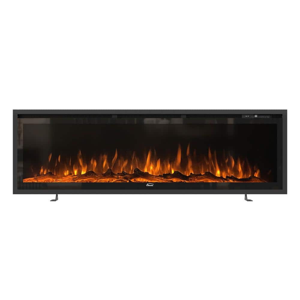 Clihome 50 in. Wall Mount Electric Fireplace Inserts with Automatic Shutoff (3)