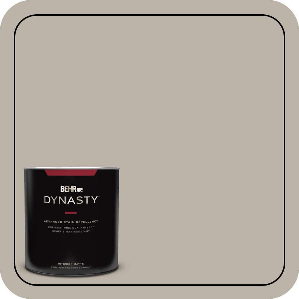 BEHR DYNASTY 1 qt. #MQ2-55 Park Avenue One-Coat Hide Matte Interior Stain-Blocking Paint and Primer
