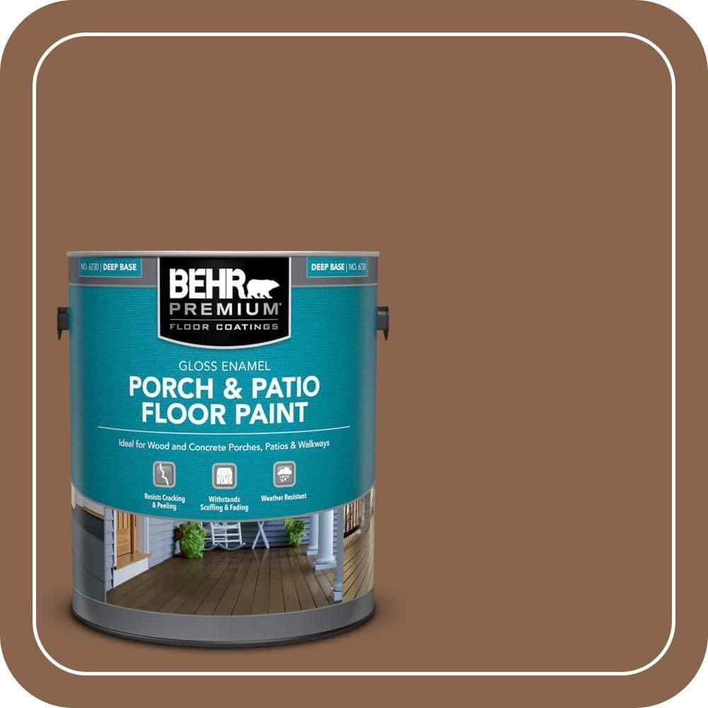 BEHR PREMIUM 1 gal. #S220-7 Molasses Gloss Enamel Interior/Exterior Porch and Patio Floor Paint