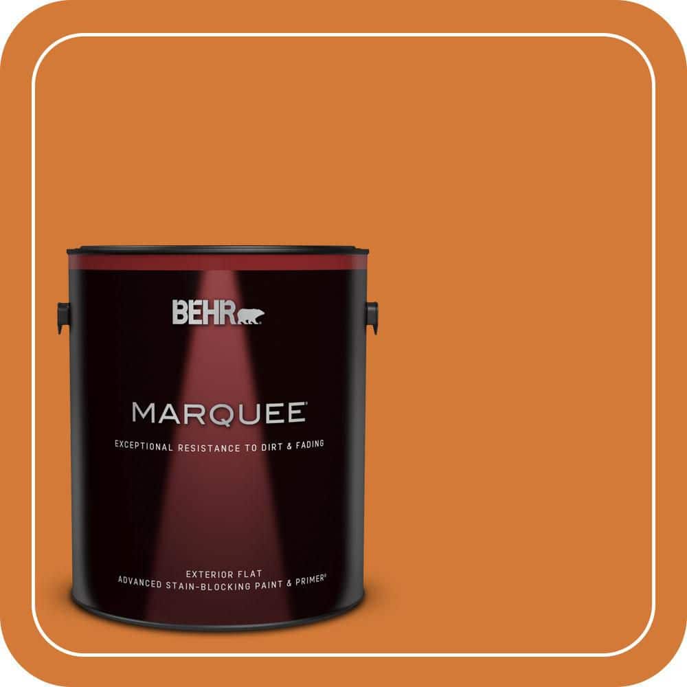 BEHR MARQUEE 1 gal. #T17-19 Fired Up Flat Exterior Paint & Primer