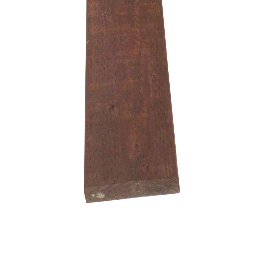 Unbranded Pressure-Treated Lumber DF Brown Stain (Common: 2 in. x 8 in. x 10 ft.; Actual: 1.5 in. x 7.25 in. x 120 in.)