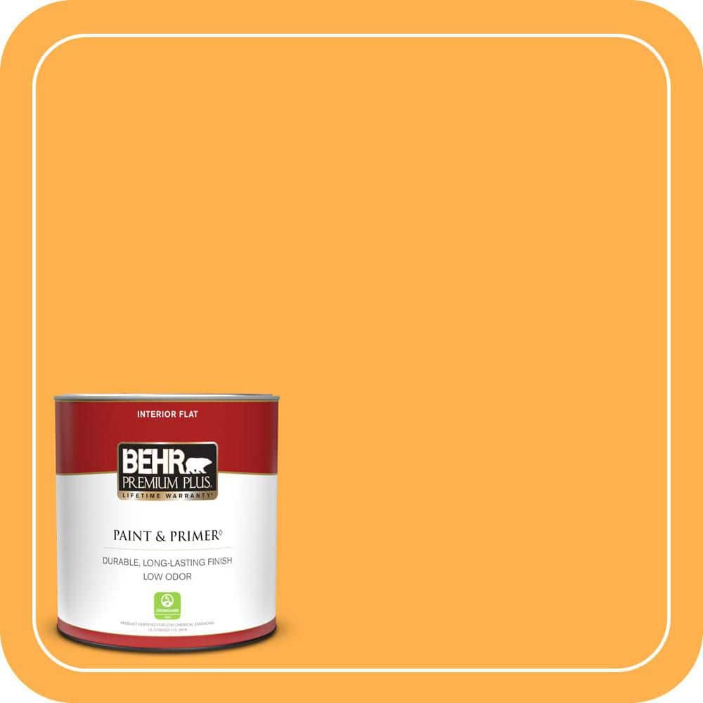 BEHR PREMIUM PLUS #P250-6 Splendor Gold Enamel Low Odor & Primer (1)