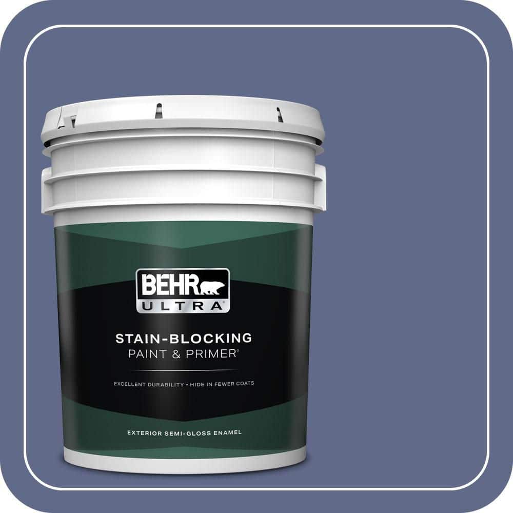 BEHR ULTRA 5 gal. #S540-6 Dangerously Elegant Semi-Gloss Enamel Exterior Paint & Primer